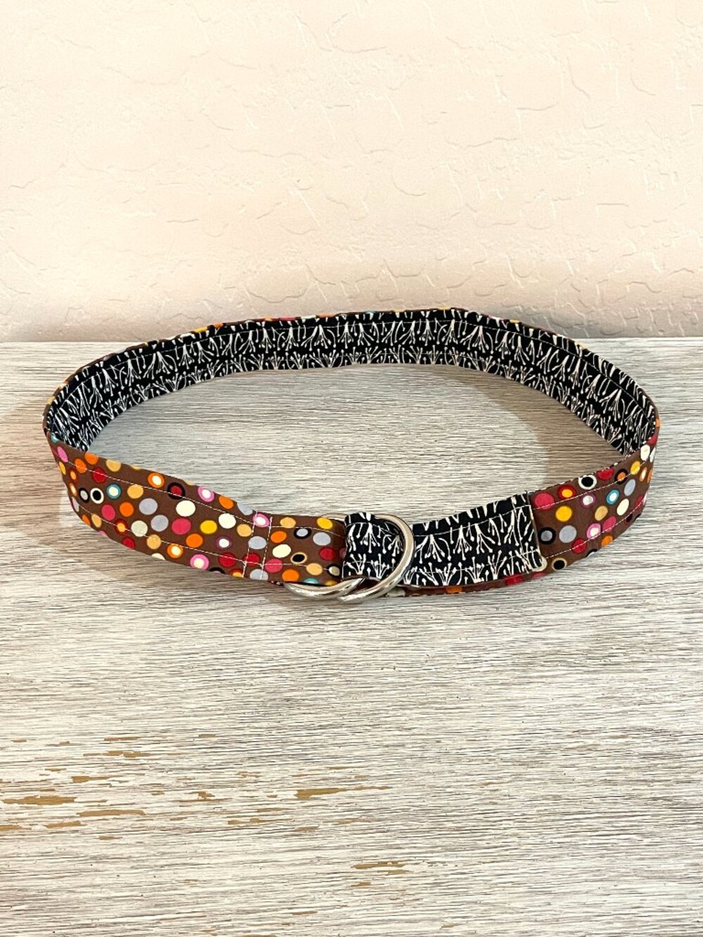 Belly Loops Fabric Belt Colorful Dot Flower